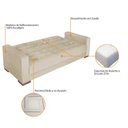 Ver imagem 7 de Sofá Cama 3 Lugares Suede Ipanema