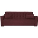 Ver imagem 4 de Sofá Cama 3 Lugares Suede Ipanema