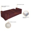 Ver imagem 7 de Sofá Cama 3 Lugares Suede Ipanema