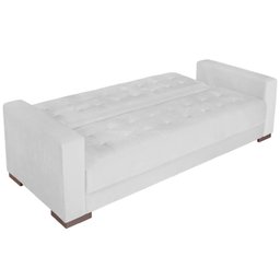 Sofá Cama 3 Lugares Suede Ipanema - 5
