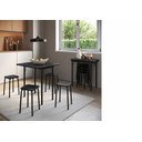 Ver imagem 3 de Mesa  Dobravel com Mocho Preta  4 Banquetas
