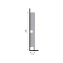 Ver imagem 2 de Rodapé de Poliest 473 Branco com 05cm Santa Luzia (cx 12br)
