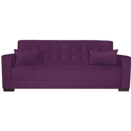 Sofá Cama 3 Lugares Suede Ipanema - 4