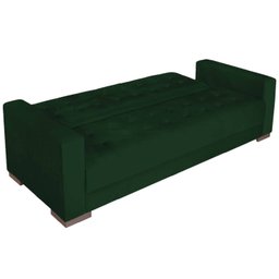 Sofá Cama 3 Lugares Suede Ipanema - 5