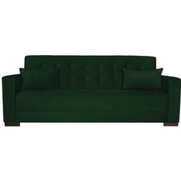 Sofá Cama 3 Lugares Suede Ipanema - 4