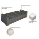 Ver imagem 7 de Sofá Cama 3 Lugares Linho Ipanema