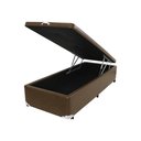 Ver imagem 1 de Cama Box Baú Castor Solteiro Premium Caramelo 120x203x35cm