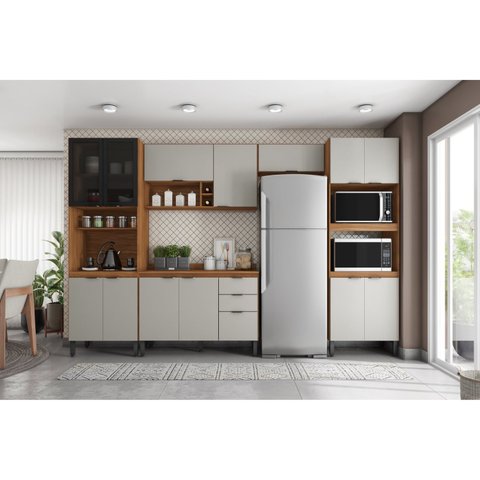 Cozinha Completa Firenze 5 Peças 14 Portas 2 Gavetas