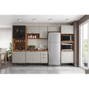 Ver imagem 1 de Cozinha Completa Modulada Firenze 5 Peças 14 Portas 2 Gavetas Cinza/Amendola/Nude Prime Tx