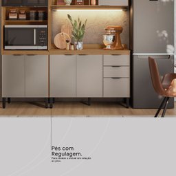 Cozinha Completa Firenze 4 Peças 10 Portas 2 Gavetas - 11