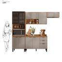 Ver imagem 6 de Cozinha Completa Firenze 4 Peças 10 Portas 2 Gavetas