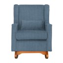 Ver imagem 4 de Poltrona Aurora com Pés em Balanço Linho ? Conforto, Elegância e Estilo para Sala e Amamentação