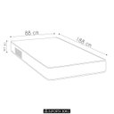 Ver imagem 4 de Colchão Solteiro Light Bordado Espuma D28 Selada 88x188x14cm - Ortobom