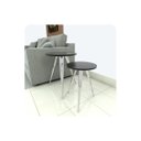 Ver imagem 2 de Conjunto 2 Mesinhas Lateral Canto Sala Quarto Redonda C.p Fs