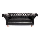 Ver imagem 1 de Sofá Chesterfield Conde Del 1,80:CORANO PRETO