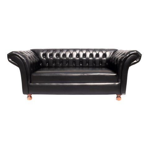 Sofá Chesterfield Conde Del 1,80:CORANO PRETO