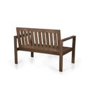 Ver mais imagens de Conjunto 2 Poltrona e Banco 2 Lugares e Mesa Madeira Maciça Yescasa