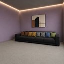 Ver imagem 5 de Piso Vinílico em Manta PVC 0,7mm Antiderrapante 6m² Liso Fosco Cinza