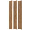 Ver imagem 3 de Painel Decorativo Ripado Mdf em Barra 134x250cm (3,35m²) Pa75 Dalla Costa -freijó