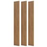 Painel Decorativo Ripado Mdf em Barra 134x250cm (3,35m²) Pa75 Dalla Costa -freijó - 3
