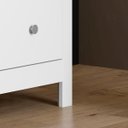 Ver imagem 4 de Cômoda 6 Gavetas Branca em Mdf 145x40x72 Cm Ditália