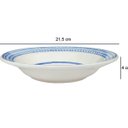 Ver imagem 5 de Prato Fundo de Cerâmica Donna Grano 21,5cm 6 Unidades - Biona 140604