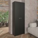 Ver imagem 2 de Armário para Escritório 171,5x60cm com 2 Portas e 5 Prateleiras ME4105