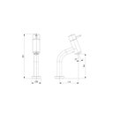 Ver imagem 2 de Monocomando para Lavatorio de Mesa Bica Baixa New Cromado Incepa Cód. B5018igcr0