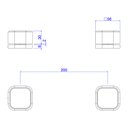Ver imagem 3 de Acionamento Misturador Duplo Comando Deca You 4992.c105 Quadrado de Bancada Cromado