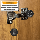 Ver mais imagens de Guarda-Roupa Casal 6 Portas com LED e Vidro Reflecta 5 Gavetas Bélgica Bege/Cinamomo/Off White