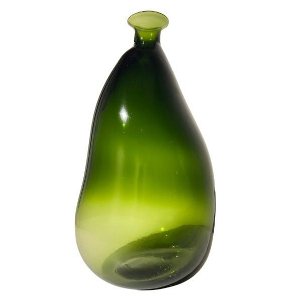 Vaso em Vidro Verde 36x20 Cm Mart