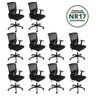 Kit 10 Cadeiras Escritório Diretor Ergonômico NR17 Tela Mesh Tóquio 3329 - 2