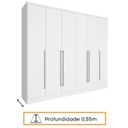 Ver mais imagens de Quarto de Casal Roupeiro 6 Portas Portugal, Cama Casal, Cabeceira e Cômoda 5 Gavetas