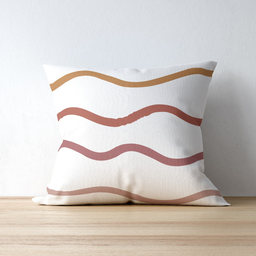 Almofada Para Sofá Sala Cheia 40x40 Linhas Coloridas Boho:Branco - 3