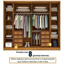 Ver imagem 7 de Quarto de Casal Roupeiro 6 Portas Portugal, Cama Casal, Cabeceira e Cômoda 5 Gavetas