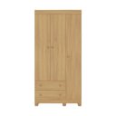 Ver imagem 5 de Guarda-roupa Infantil 92cm 3 Portas e 2 Gavetas Allegra Multimóveis Mp4442 Madeirado