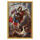Ver imagem 1 de Quadro São Miguel Arcanjo com Espada e Escudo 60x40 em Azulejos