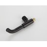 Torneira de Banheiro Lavatório Lavabo de Parede Redonda Black Preto Luxo Metal Premium - 3