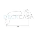 Ver imagem 4 de Torneira de Banheiro Lavatório Lavabo de Parede Redonda Black Preto Luxo Metal Premium