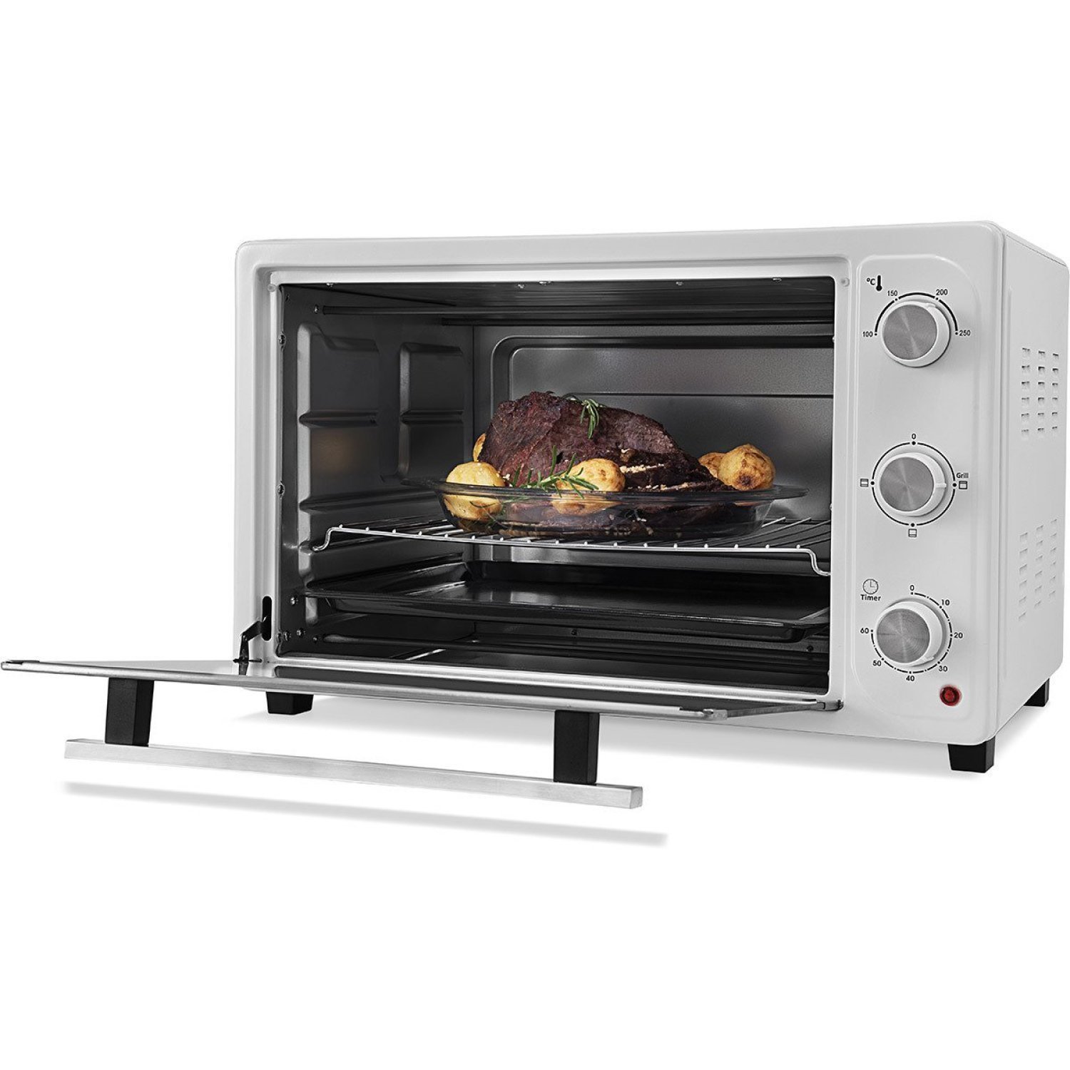 Forno Eletrico 50 Litros Suggar 220V Branco - 2