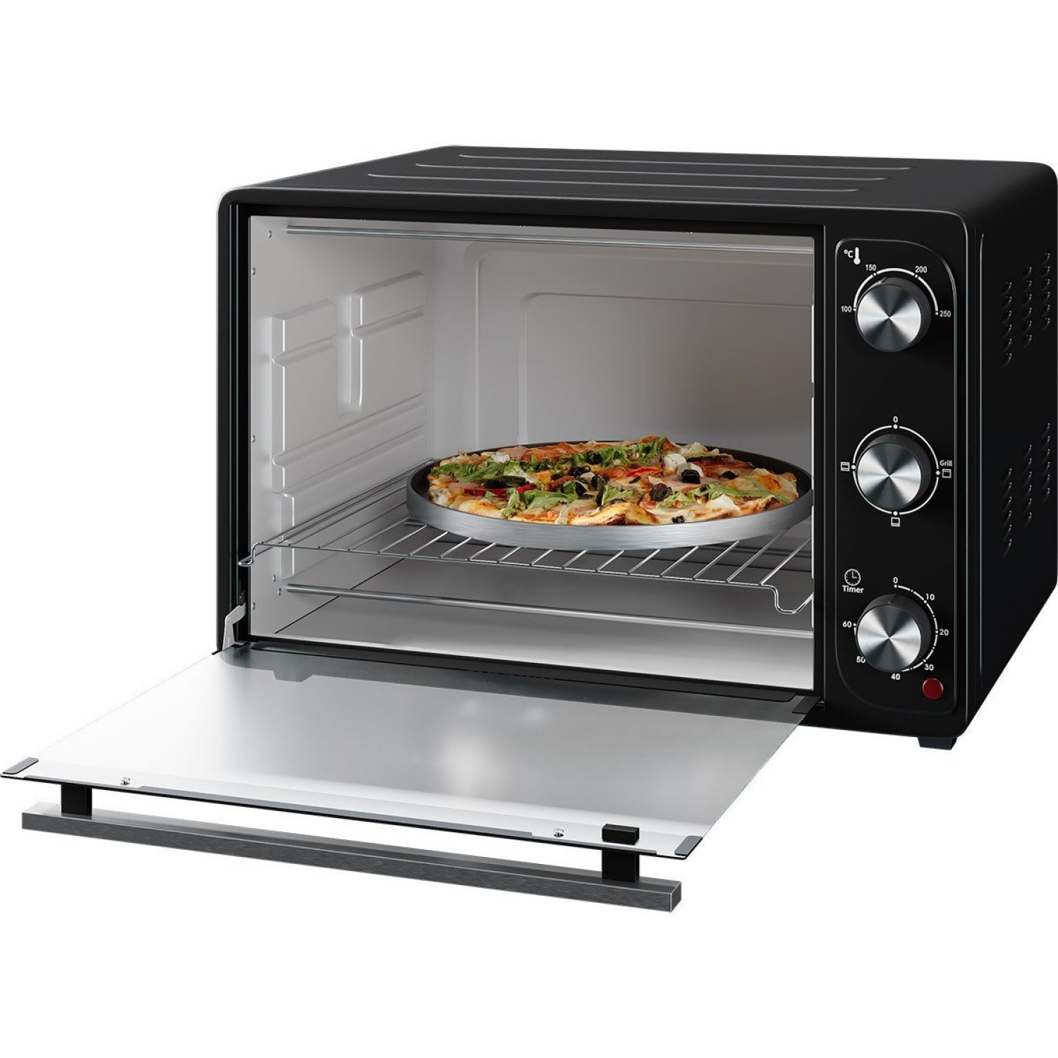 Forno Eletrico 42 Litros Suggar 127V Preto - 6