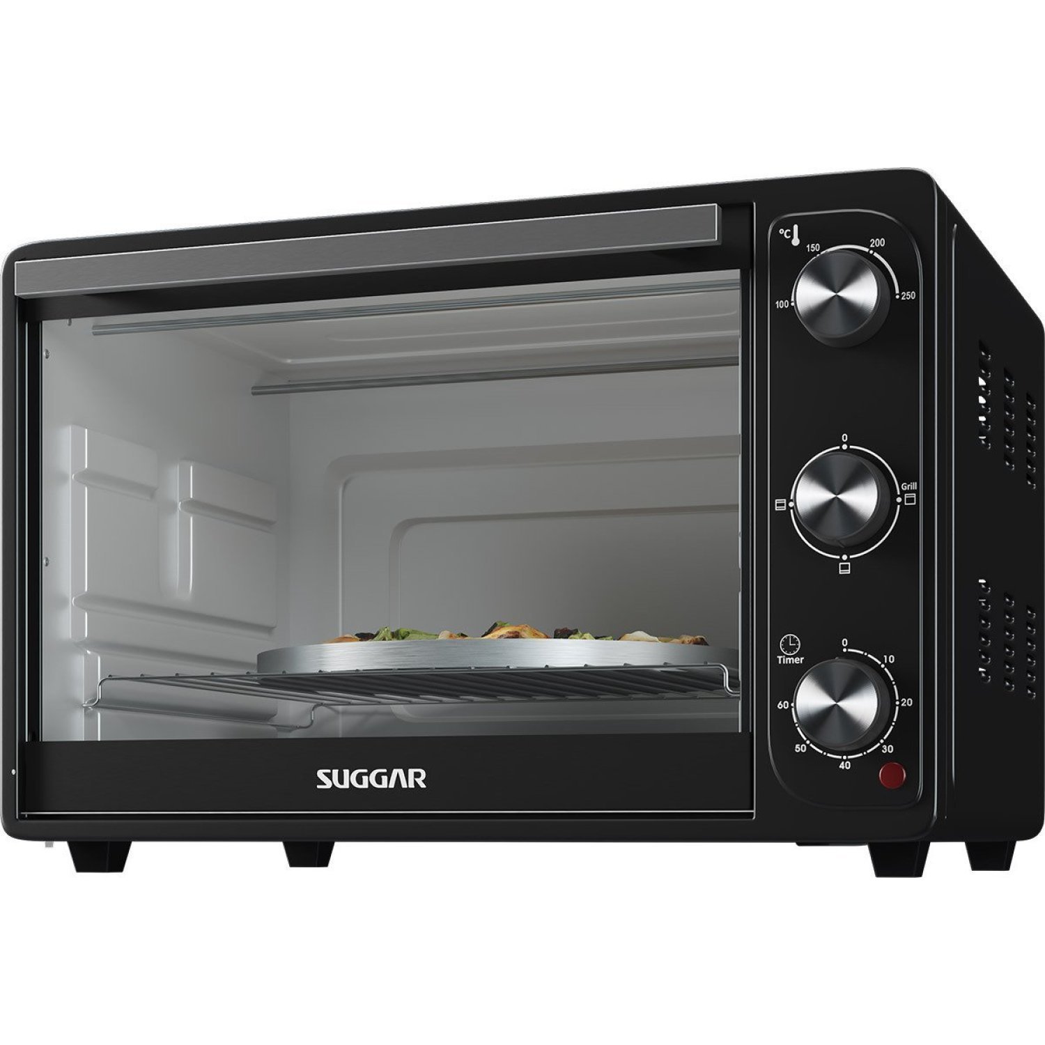 Forno Eletrico 42 Litros Suggar 127V Preto - 4