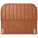Ver imagem 1 de Cabeceira Cama Box Casal Estofada Orgânica 140cm Alice W01 Couríssimo Camel - Lyam Decor