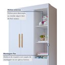 Ver mais imagens de Quarto de Bebê Guarda Roupa 3 Portas e Cômoda 100% MDF Nina