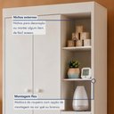 Ver imagem 7 de Quarto de Bebê Guarda Roupa 3 Portas e Cômoda 100% MDF Nina