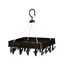 Ver imagem 2 de Varal Multiuso 24 Prendedores Quadrado Preto Mor