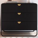 Ver imagem 2 de Comoda 3 Gavetas Organica 90 Cm 28068 Artesano Nero Preto