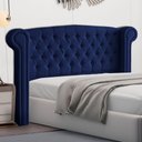 Ver imagem 6 de Cabeceira King Size Adelle 195cm C/ Frame Azul Escuro