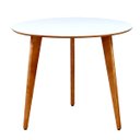 Ver imagem 1 de Mesa de Jantar Redonda Júlia de 90cm - Pés em Madeira Maciça