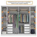 Ver imagem 5 de Quarto de Casal Roupeiro 6 Portas Portugal, Cama Casal Queen, Cabeceira e Cômoda 5 Gavetas